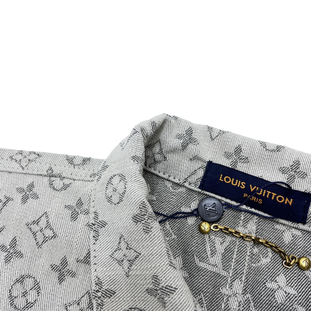 260 Louis Vuitton /路易威登 老花牛仔长袖夹克外套