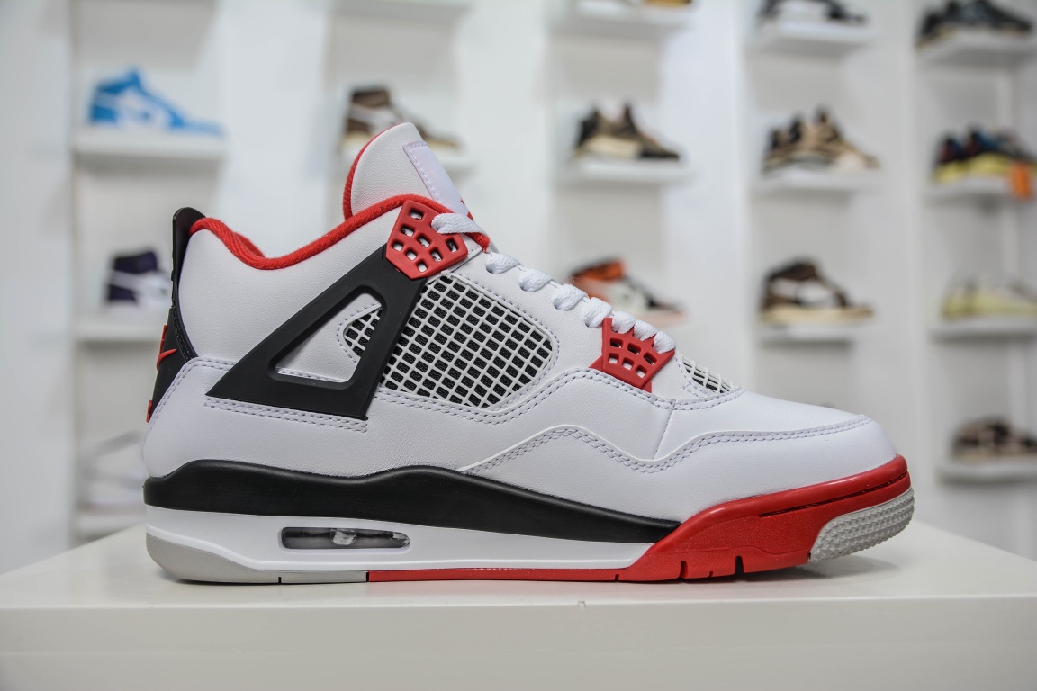 400 Air Jordan AJ4 Retro 白红 耗时半年巨作 DC7770-160