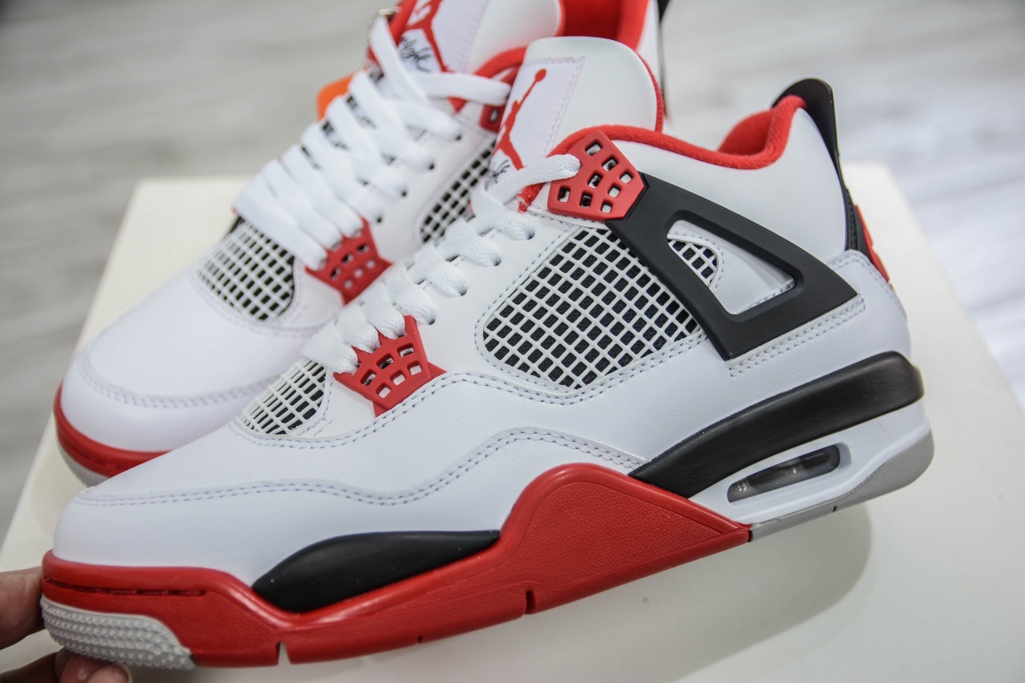 400 Air Jordan AJ4 Retro 白红 耗时半年巨作 DC7770-160