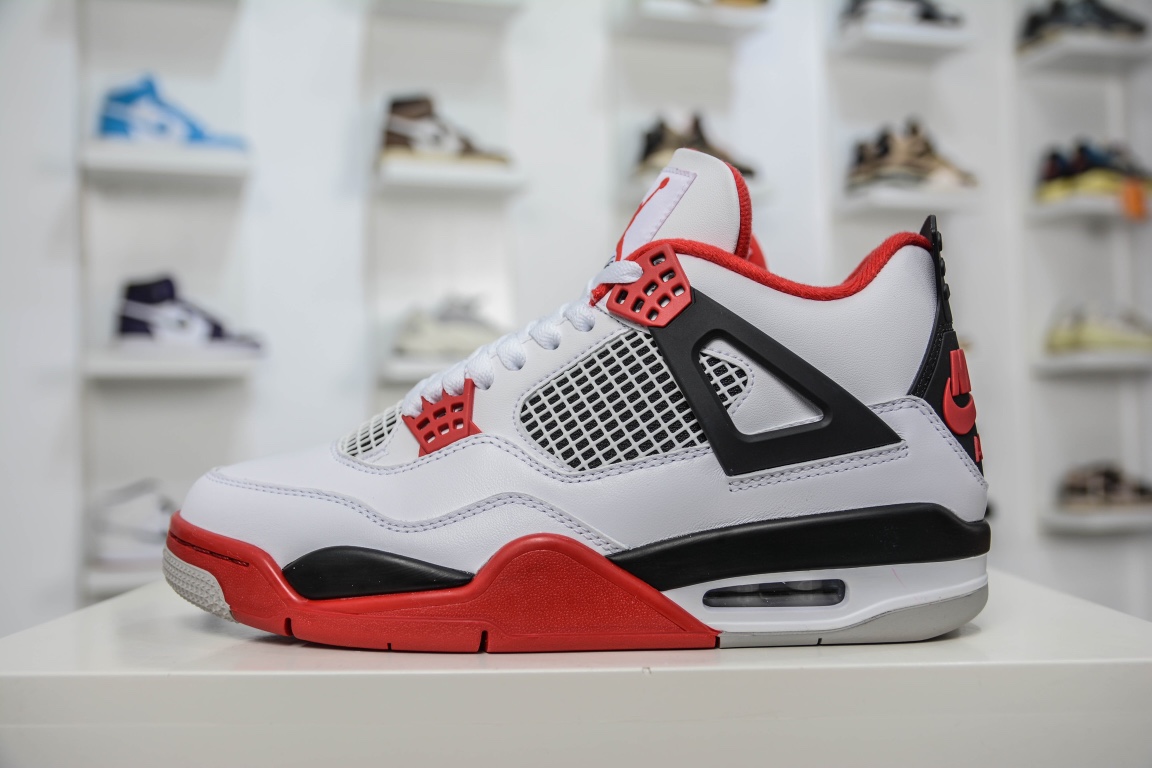 400 Air Jordan AJ4 Retro 白红 耗时半年巨作 DC7770-160