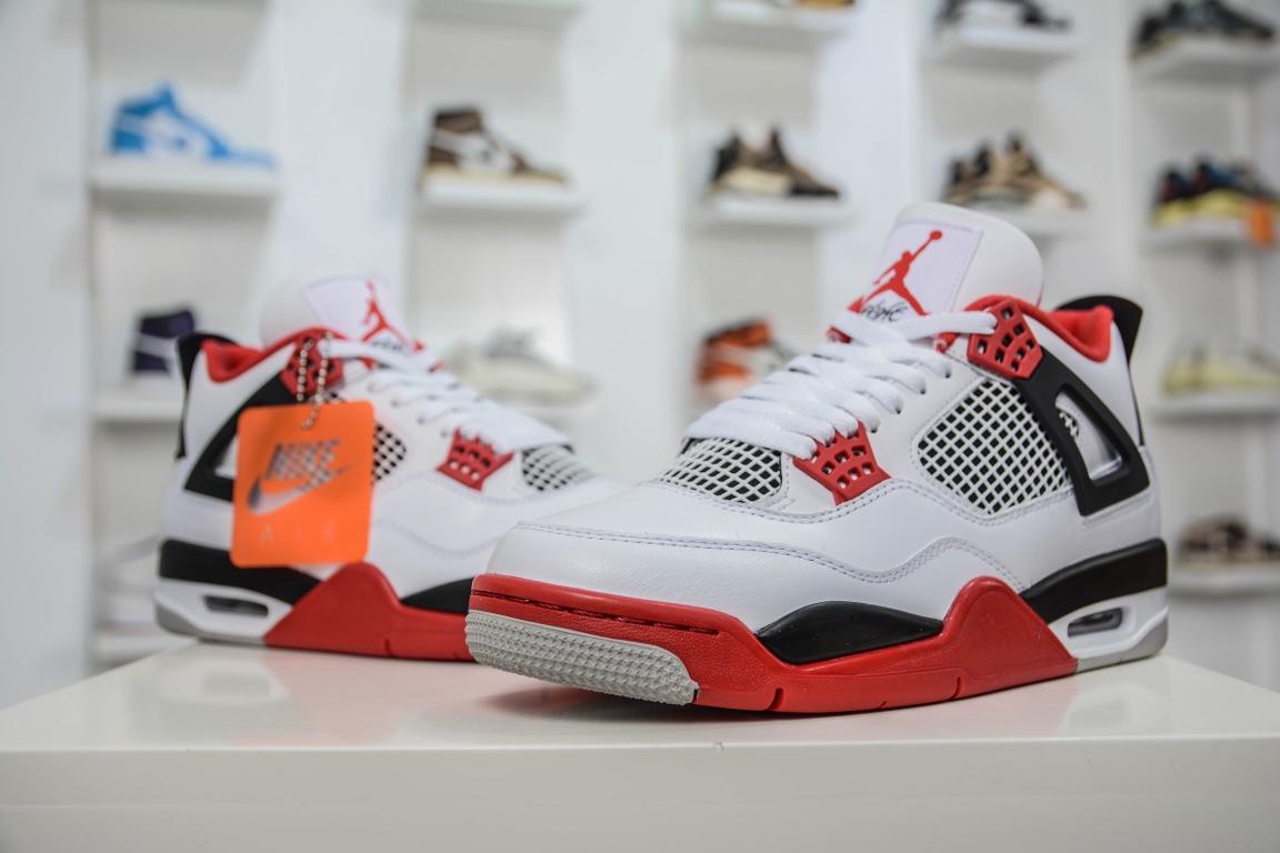 400 Air Jordan AJ4 Retro 白红 耗时半年巨作 DC7770-160