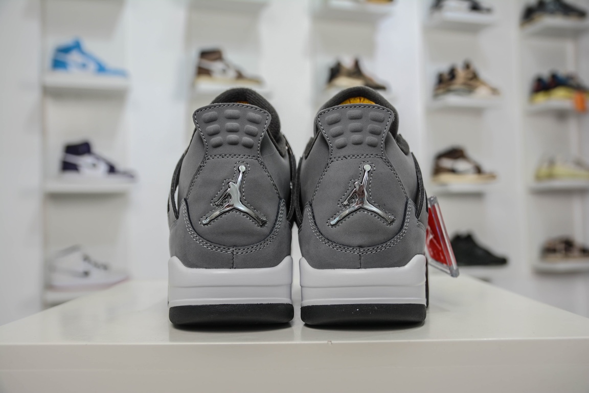 400 私人订单大厂Air Jordan AJ4 Retro 酷灰 308797-007