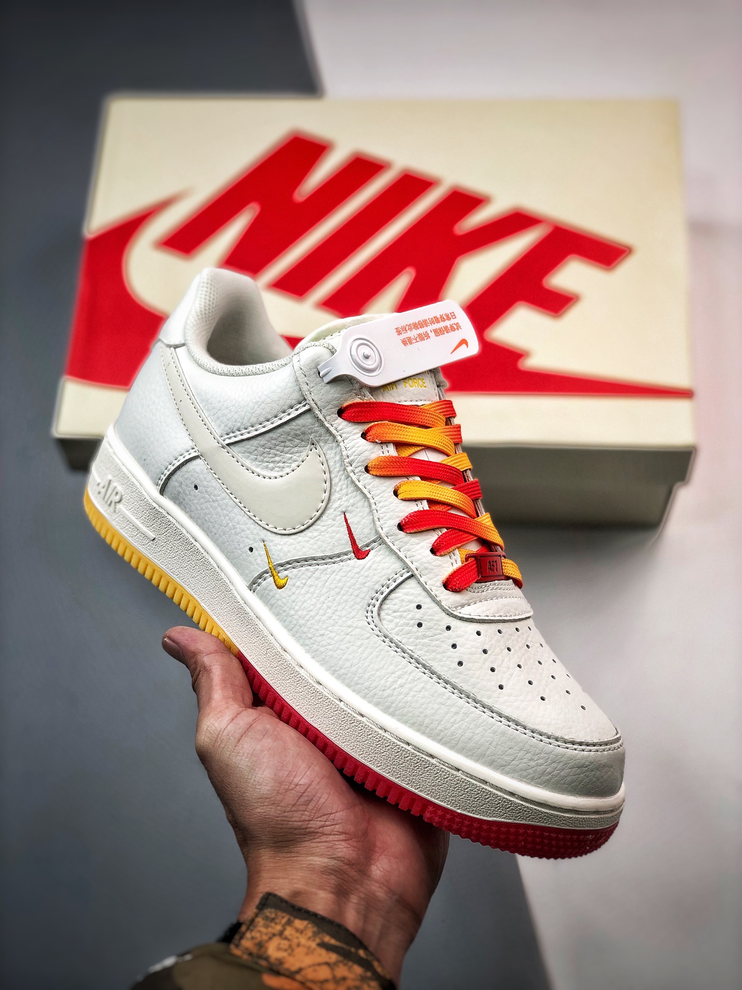 260 Air Force 1 '07 Low 串标红黄小钩HQ8863-996