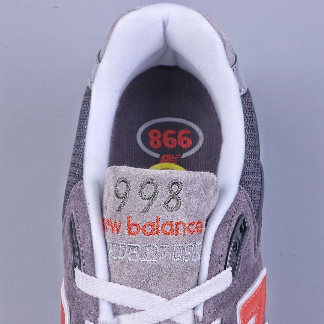 220 New Balance 998系列 高端美产复古休闲跑步鞋 M998GGO