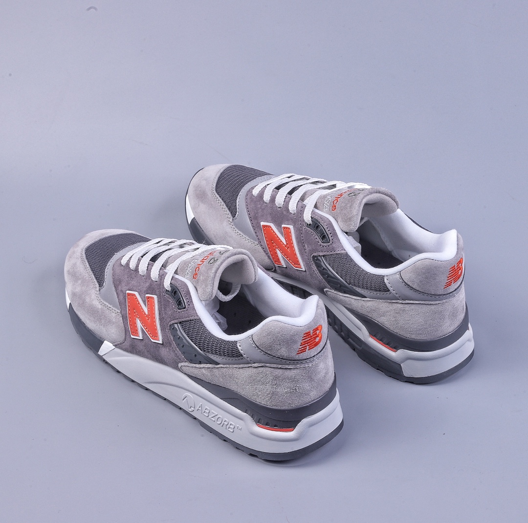 220 New Balance 998系列 高端美产复古休闲跑步鞋 M998GGO