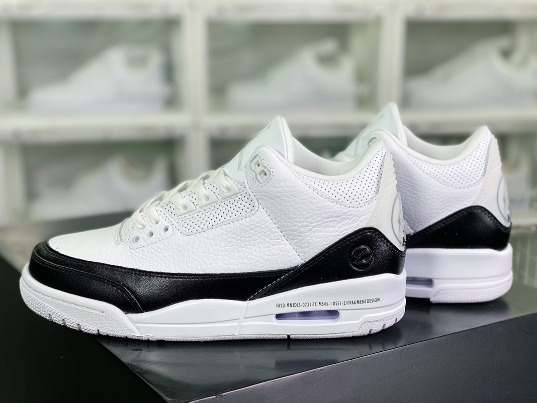 300 Fragment Design x Air Jordan 3 SP”Fragment”迈克尔·乔丹AJ3代中帮DA3595-100