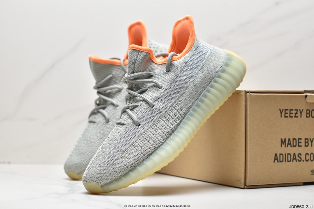 福利120 Adidas 椰子350 yeezy 350 V2 镂空蚕丝半透明呼吸网纱材质 FU9161