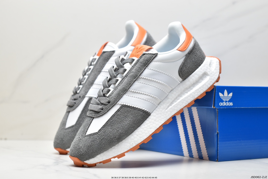 200 adidas Racing E5 Boost Prototype 速度轻盈复古系列 GY9579