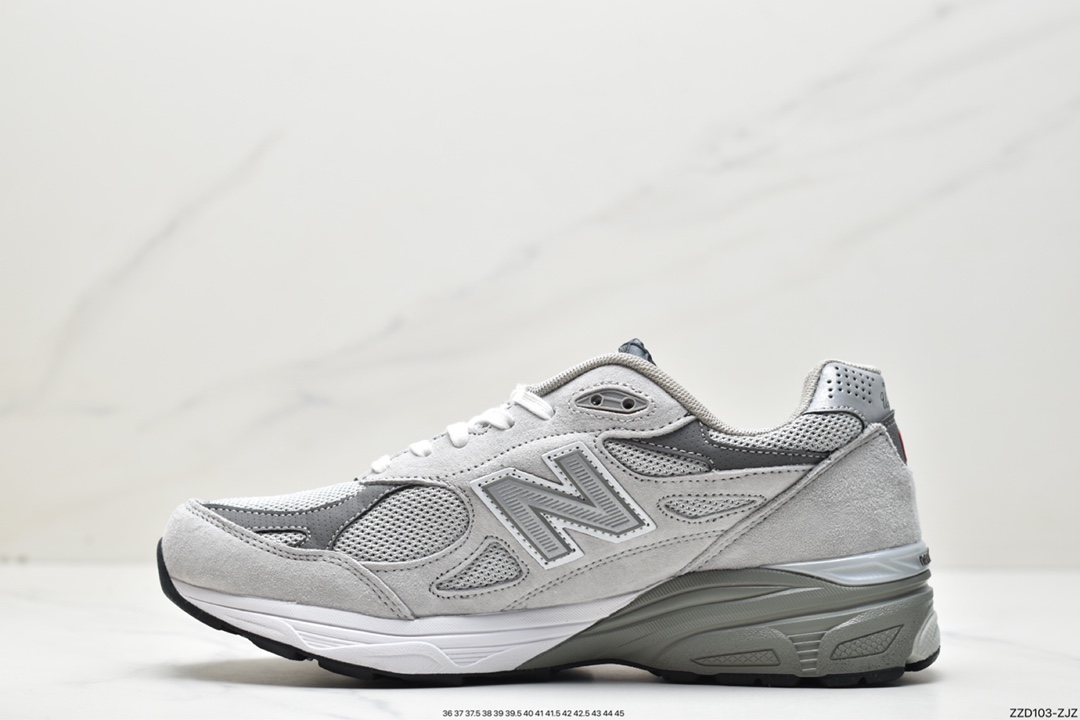 250 New Balance 990v3 复古单品 透气减震耐磨低帮运动跑步鞋 M990GY3