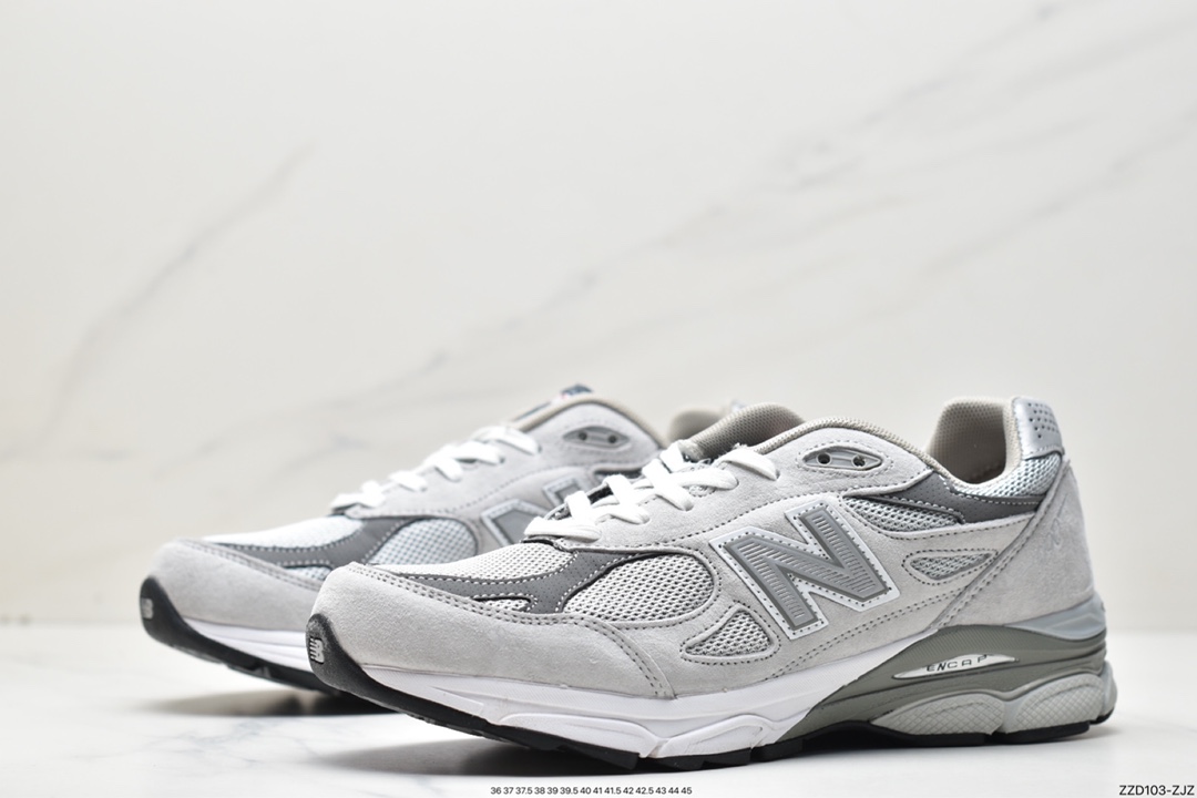 250 New Balance 990v3 复古单品 透气减震耐磨低帮运动跑步鞋 M990GY3