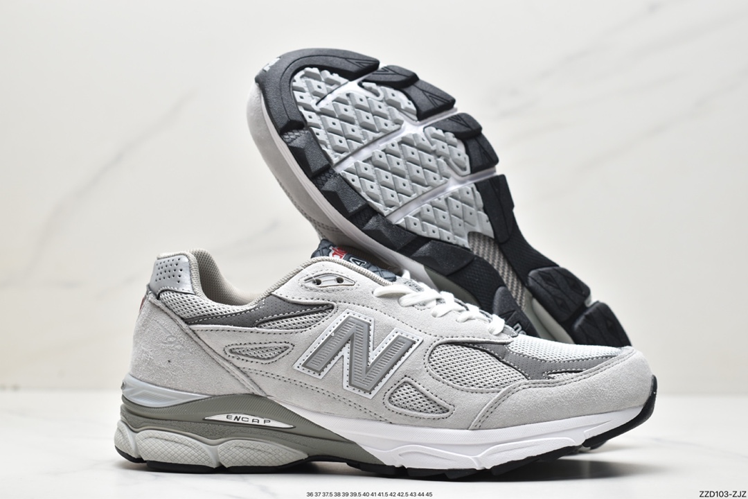 250 New Balance 990v3 复古单品 透气减震耐磨低帮运动跑步鞋 M990GY3