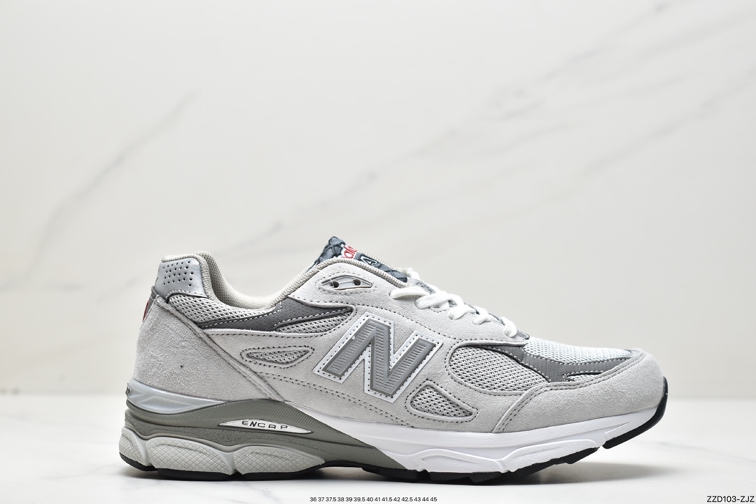 250 New Balance 990v3 复古单品 透气减震耐磨低帮运动跑步鞋 M990GY3