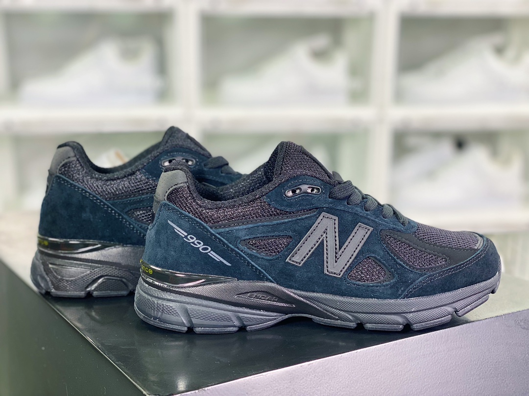 220 NB新百伦New Balance in USA M990V4系列美产血统经典跑步鞋“全黑武士”M990BB4