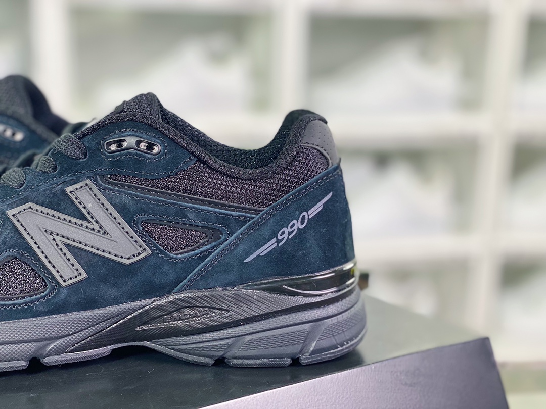 220 NB新百伦New Balance in USA M990V4系列美产血统经典跑步鞋“全黑武士”M990BB4