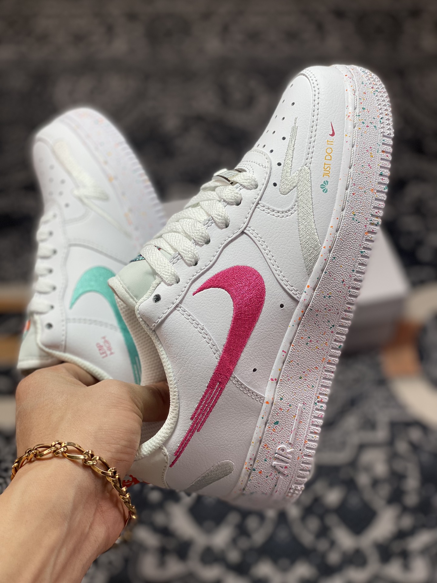 220 Nike Air Force 1'07 Low”Leap High”空军一号经典低帮板鞋“兔年白鸳鸯钩”FD4622-131