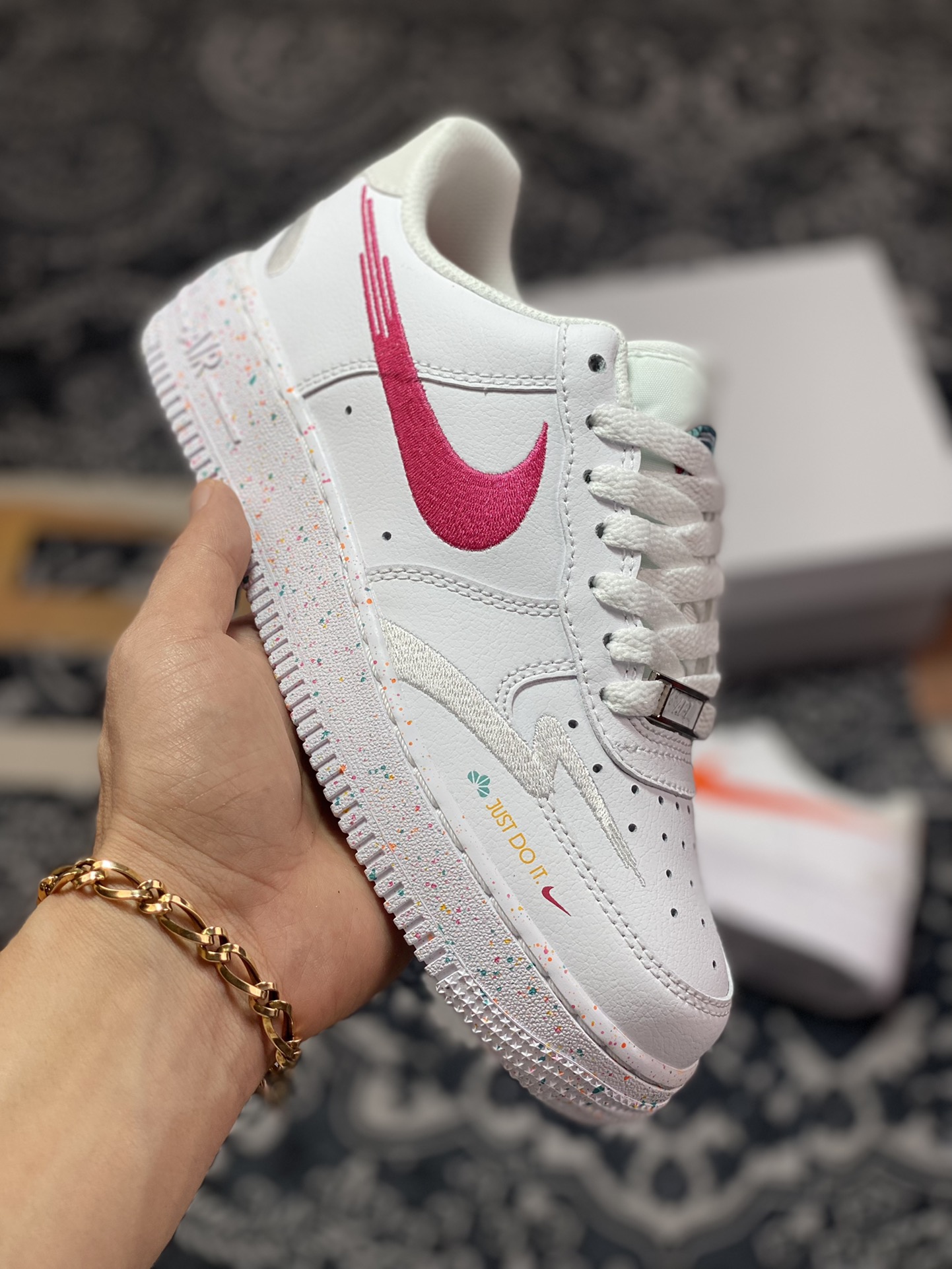 220 Nike Air Force 1'07 Low”Leap High”空军一号经典低帮板鞋“兔年白鸳鸯钩”FD4622-131