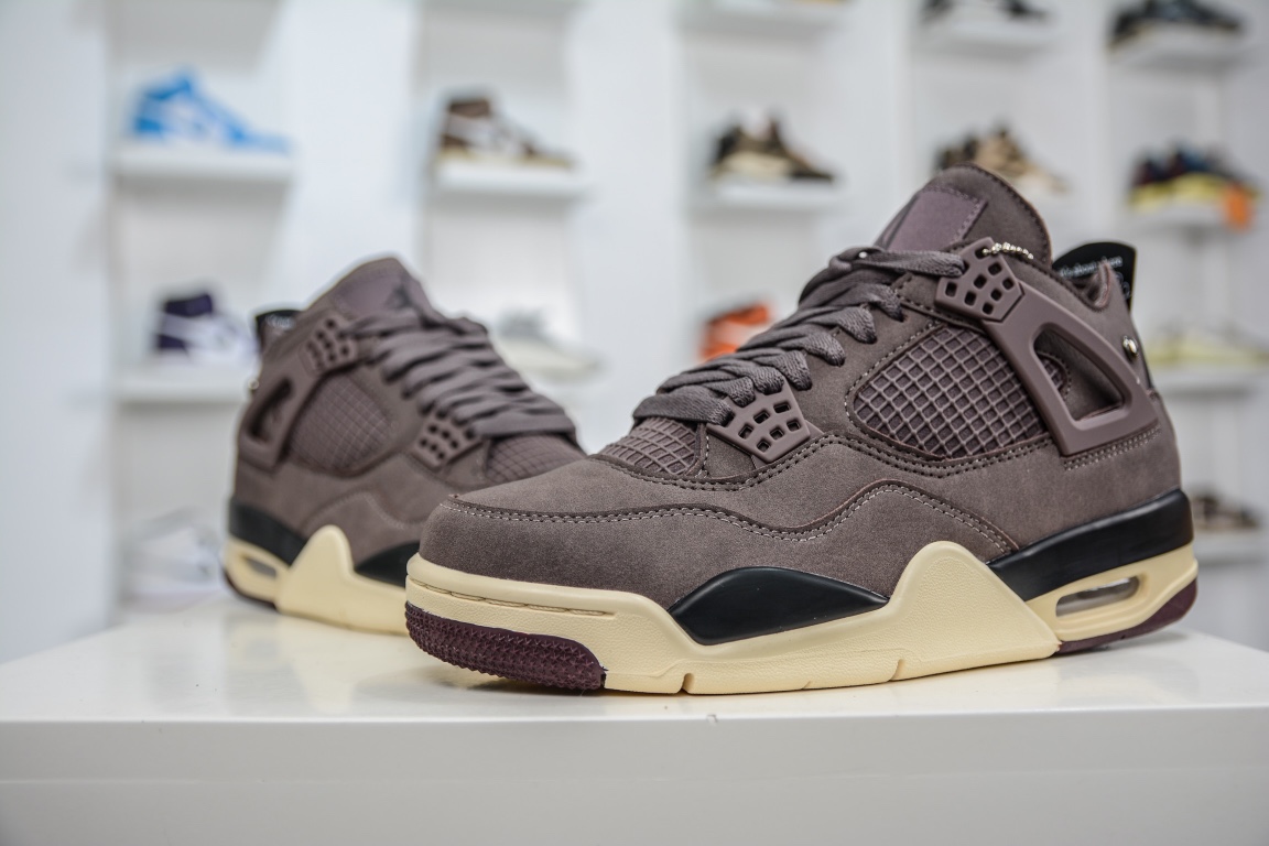 360 外贸特供版 A Ma Maniére x Air Jordan 4 Retro ”Violet Ore” AJ4 x AMM超强联名 DV6773-220