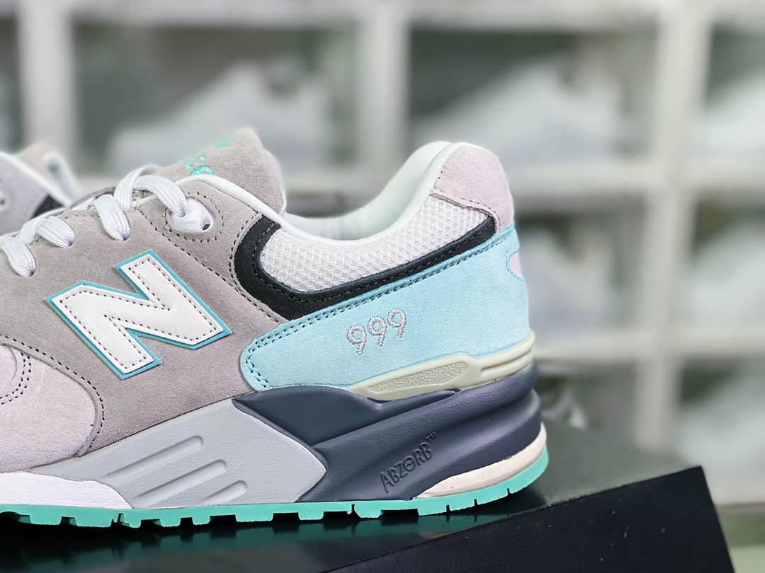 220 新百伦New Balance NB999系列经典复古百搭休闲运动慢跑鞋“浅灰薄荷”ML999KGM