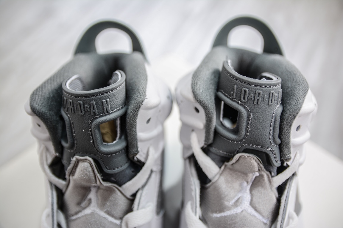 300 原装Air Jordan 6 ”Cool Grey” 酷灰 白灰山羊鞋CT8529-100