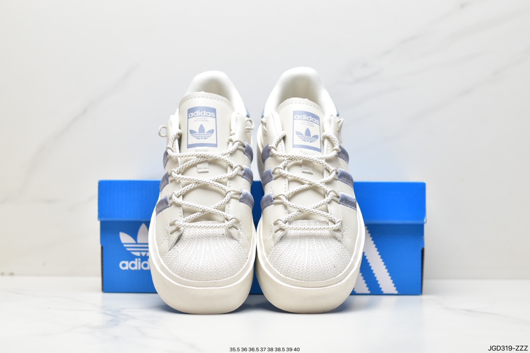 180 Adidas Superstar Ayoon W 改良轻量版贝壳头系列板鞋 GZ3474