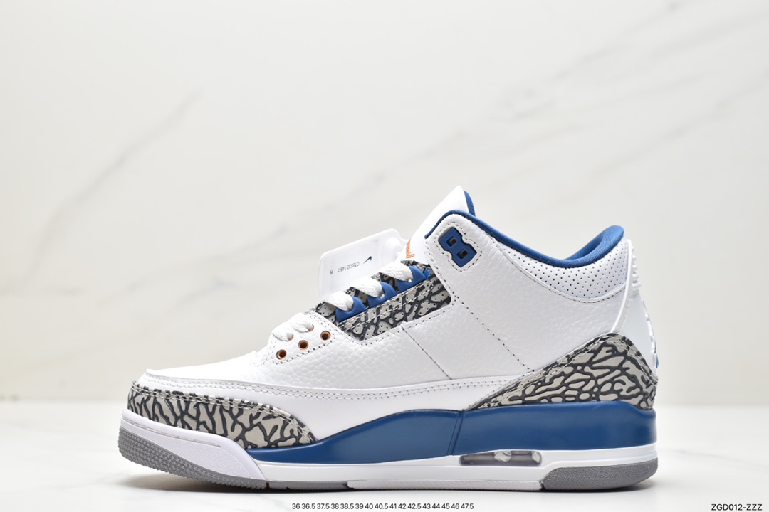 290 Air Jordan 3 Retro ”Wizards” 白蓝 奇才】 CT8532-148