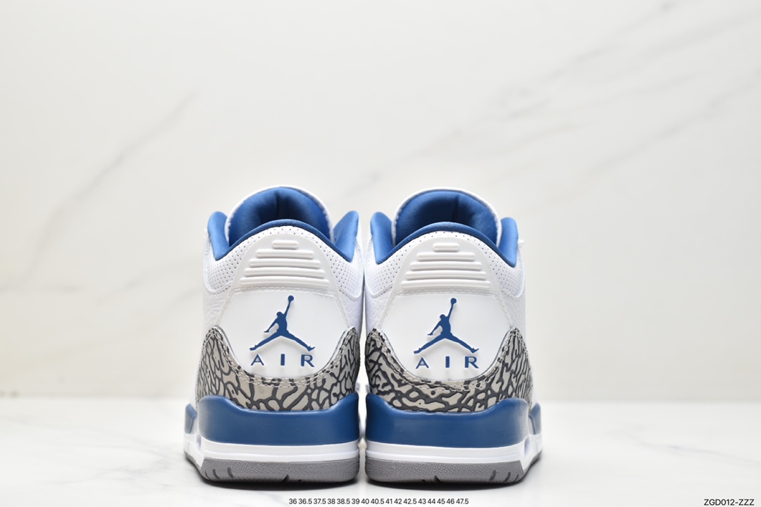 290 Air Jordan 3 Retro ”Wizards” 白蓝 奇才】 CT8532-148