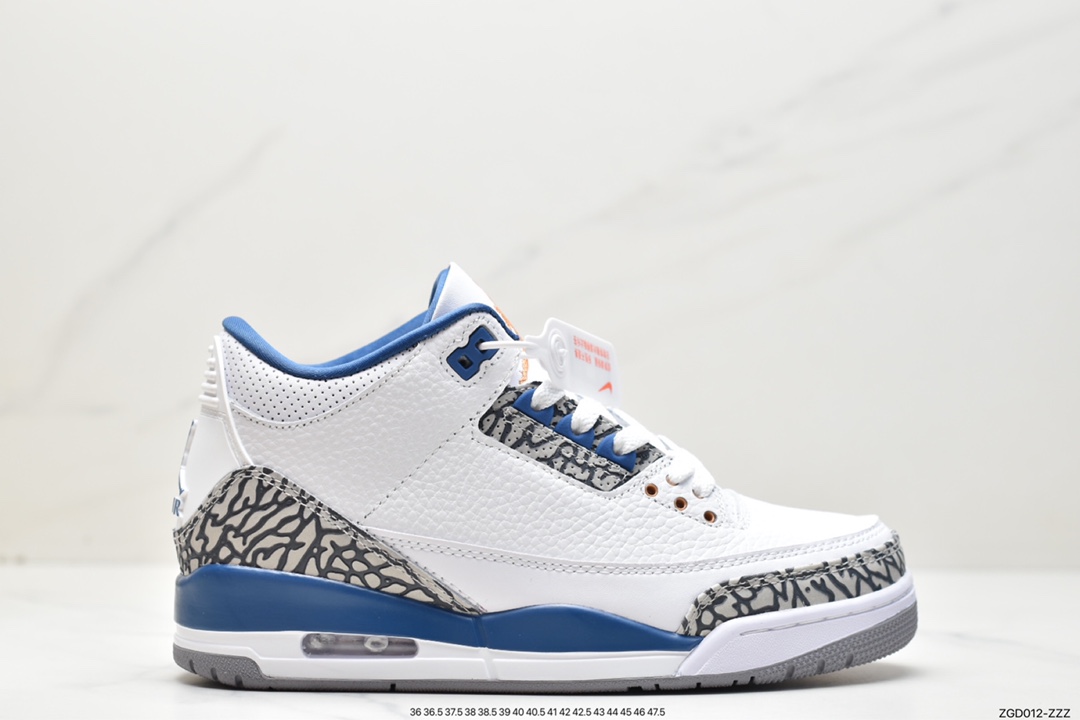 290 Air Jordan 3 Retro ”Wizards” 白蓝 奇才】 CT8532-148