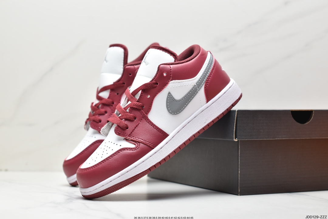 120 Air Jordan 1 Low ”Bordeaux” AJ1 乔1波尔多红 低帮篮球鞋 553558-615