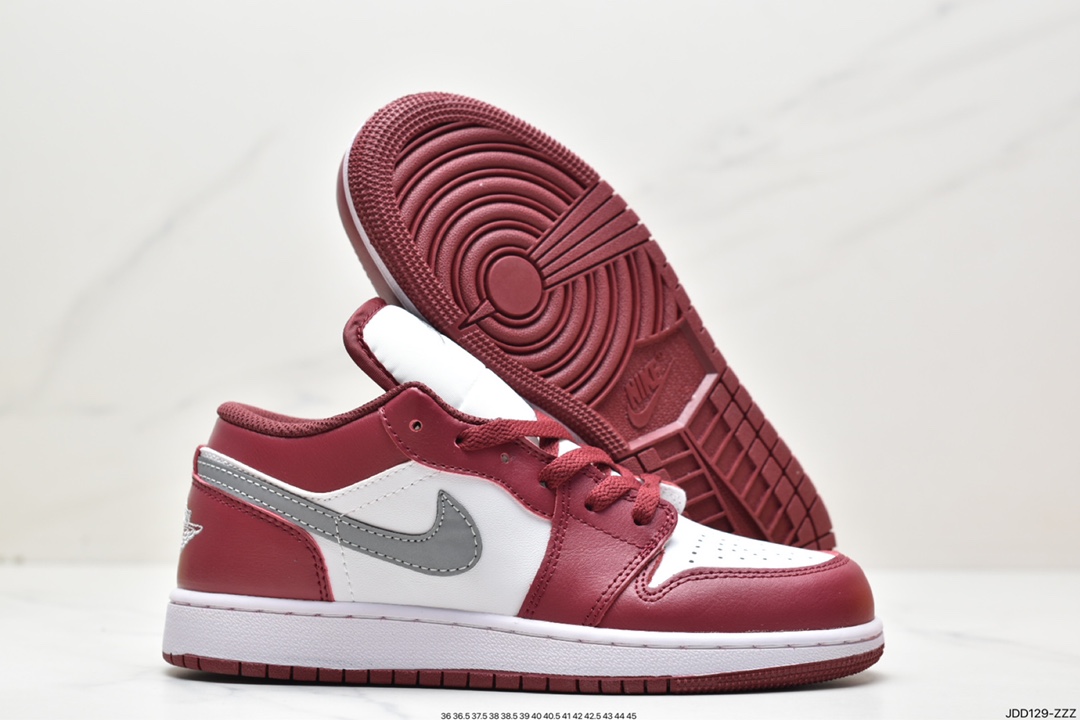 120 Air Jordan 1 Low ”Bordeaux” AJ1 乔1波尔多红 低帮篮球鞋 553558-615