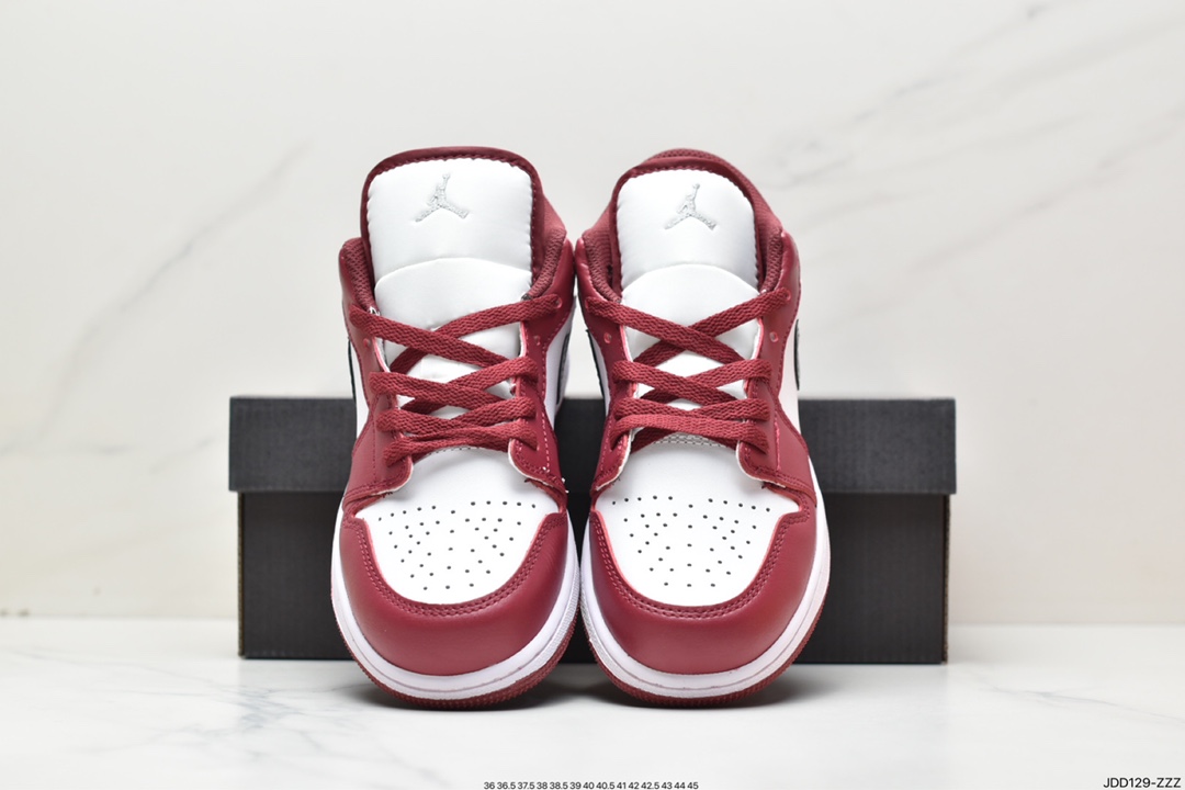 120 Air Jordan 1 Low ”Bordeaux” AJ1 乔1波尔多红 低帮篮球鞋 553558-615