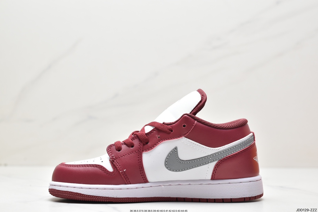 120 Air Jordan 1 Low ”Bordeaux” AJ1 乔1波尔多红 低帮篮球鞋 553558-615