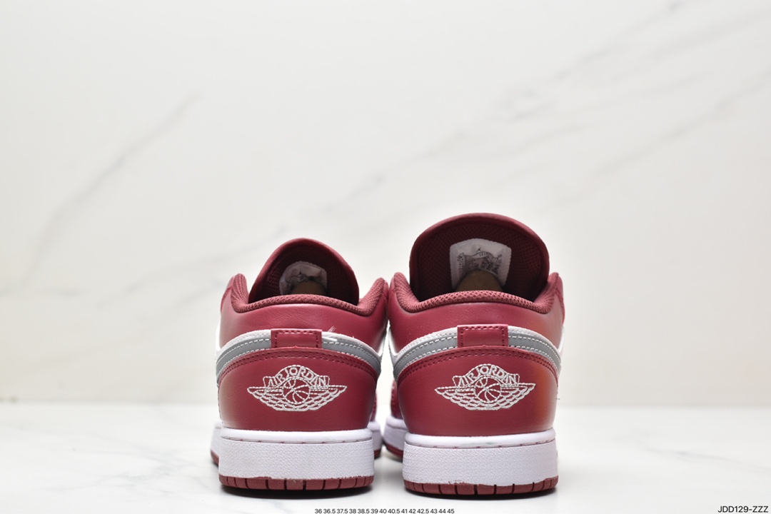 120 Air Jordan 1 Low ”Bordeaux” AJ1 乔1波尔多红 低帮篮球鞋 553558-615