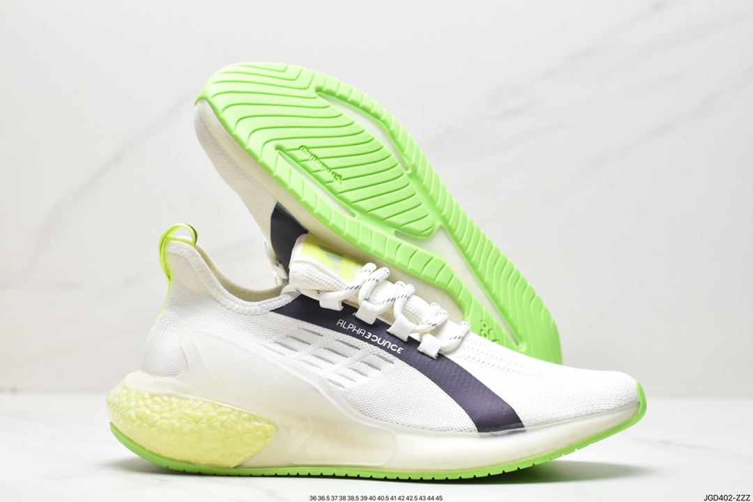 180 阿迪达斯adidas Alphabounce Beyond M 水晶底 慢跑鞋 CG3418