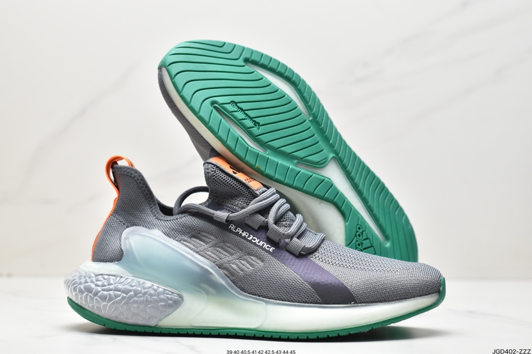 180 阿迪达斯adidas Alphabounce Beyond M 水晶底 慢跑鞋 CG3418