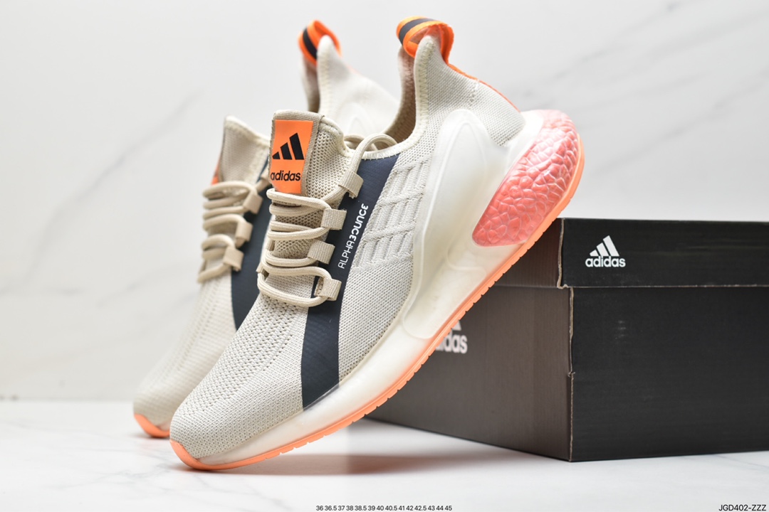 180 阿迪达斯adidas Alphabounce Beyond M 水晶底 慢跑鞋 CG3418