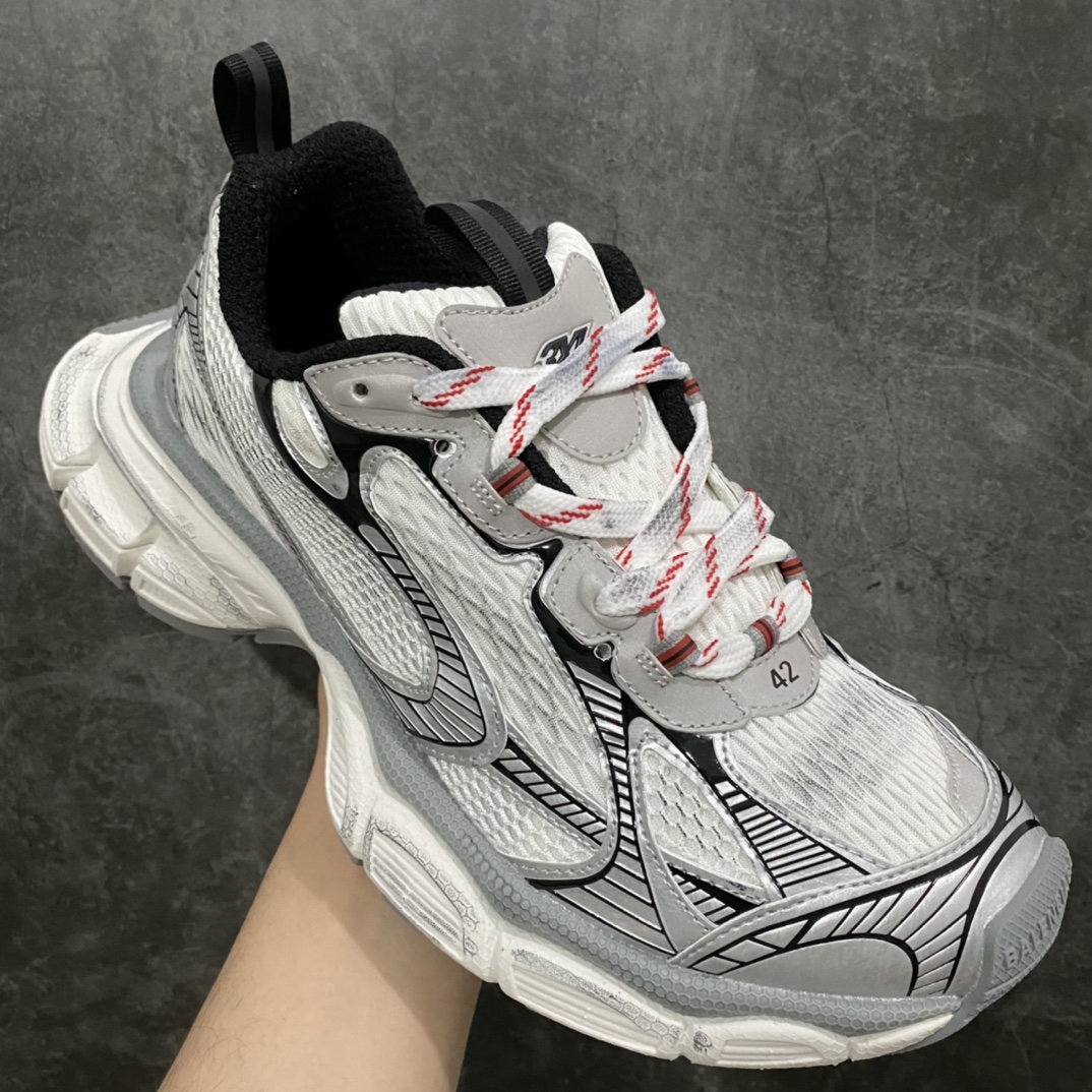 450 升级OK版  BALENCIAGA 3XL Sneakers 系列 低帮复古阔型慢跑鞋