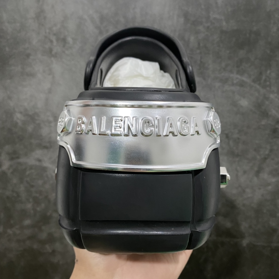 520 Balenciaga巴黎世家HardCrocs凉鞋 黑色