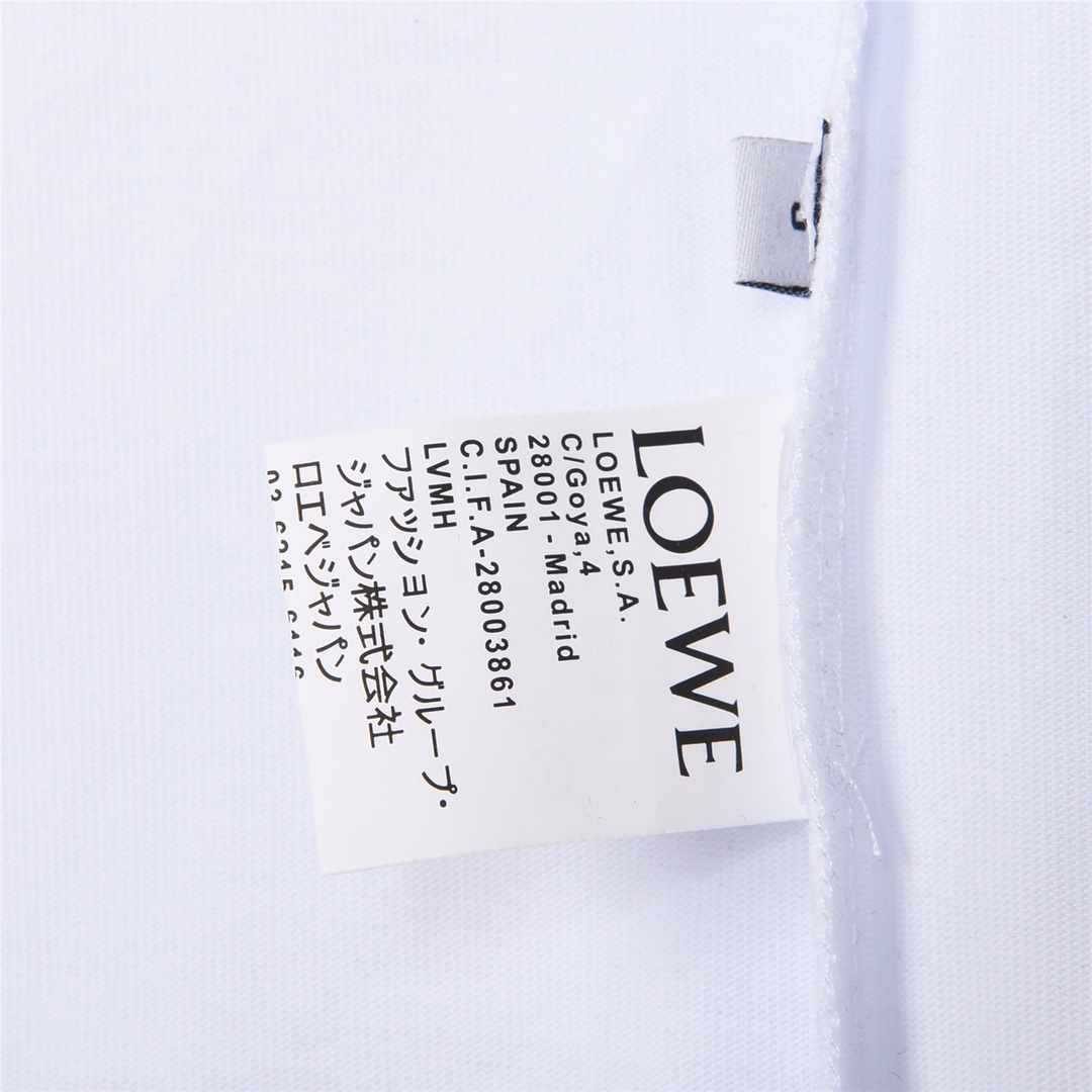 170 loewe /罗意威23Fw最新麻绳印花短袖