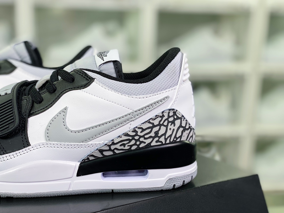 260 Air Jordan Legacy 312 Low”Black/Light Smoke Grey”乔丹篮球鞋“黑白灰烟灰熊猫”CD7069-105