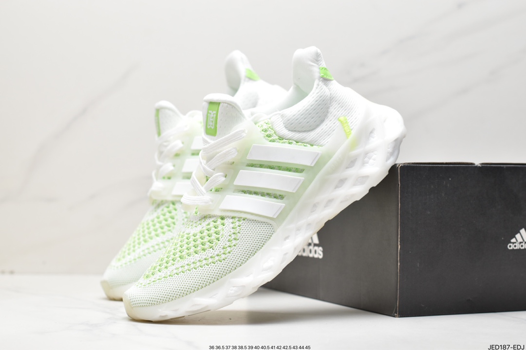 150 Ultra Boost Web DNA超弹力爆米花中底休闲跑步鞋 GY4173