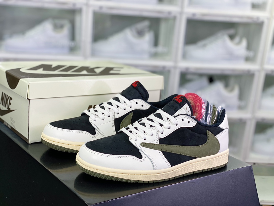 400 Travis Scott x 【Nike】 Air Jordan 1 Retro Low OG”Cactus Jack”AJ1乔丹一代DZ4137-106