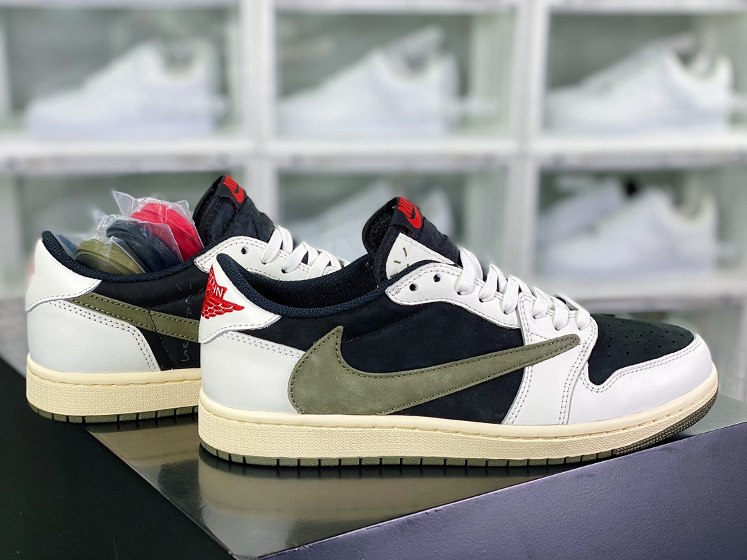 400 Travis Scott x 【Nike】 Air Jordan 1 Retro Low OG”Cactus Jack”AJ1乔丹一代DZ4137-106