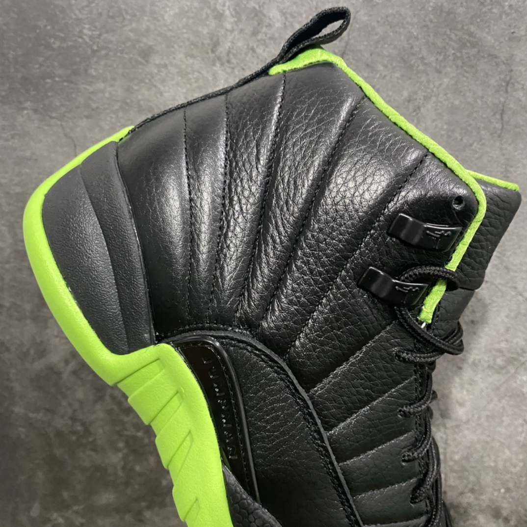 500 外贸虎扑版 Air Jordan AJ12 黑绿 配色