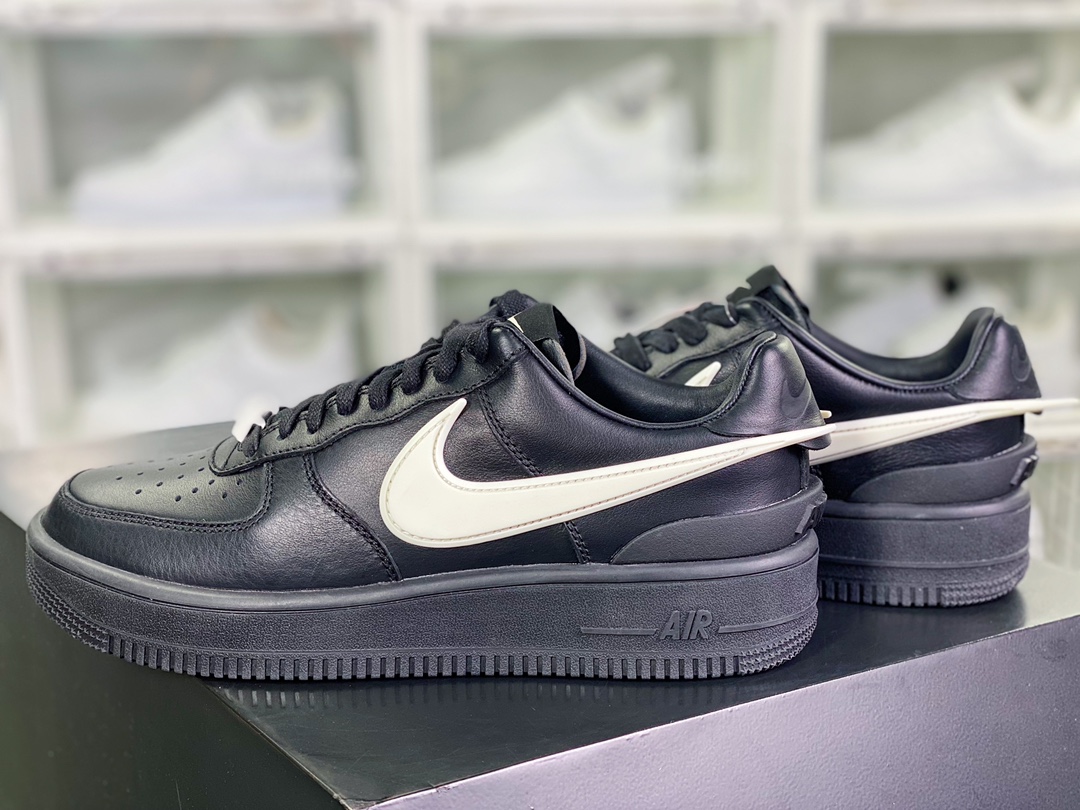 380 AMBUSH x 【Nike】 Air Force 1 Low SP”Phantom”空军一号板鞋“联名黑白大钩”DV3464-001