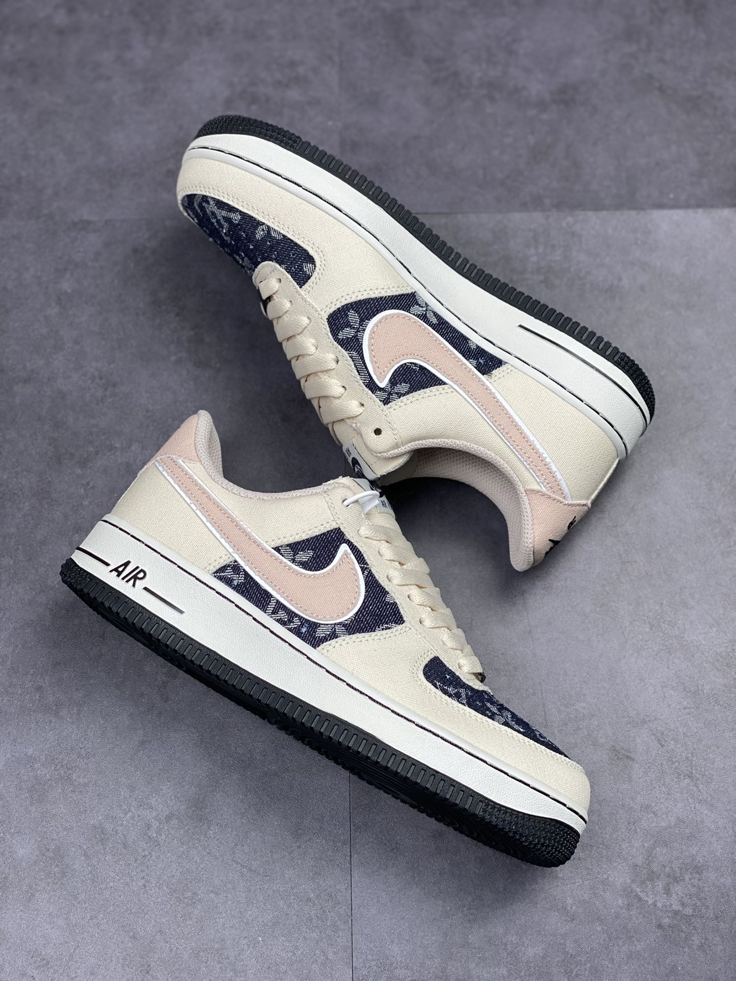 190 Nike Air Force 1 Low 07 LV牛仔印花 315122-667