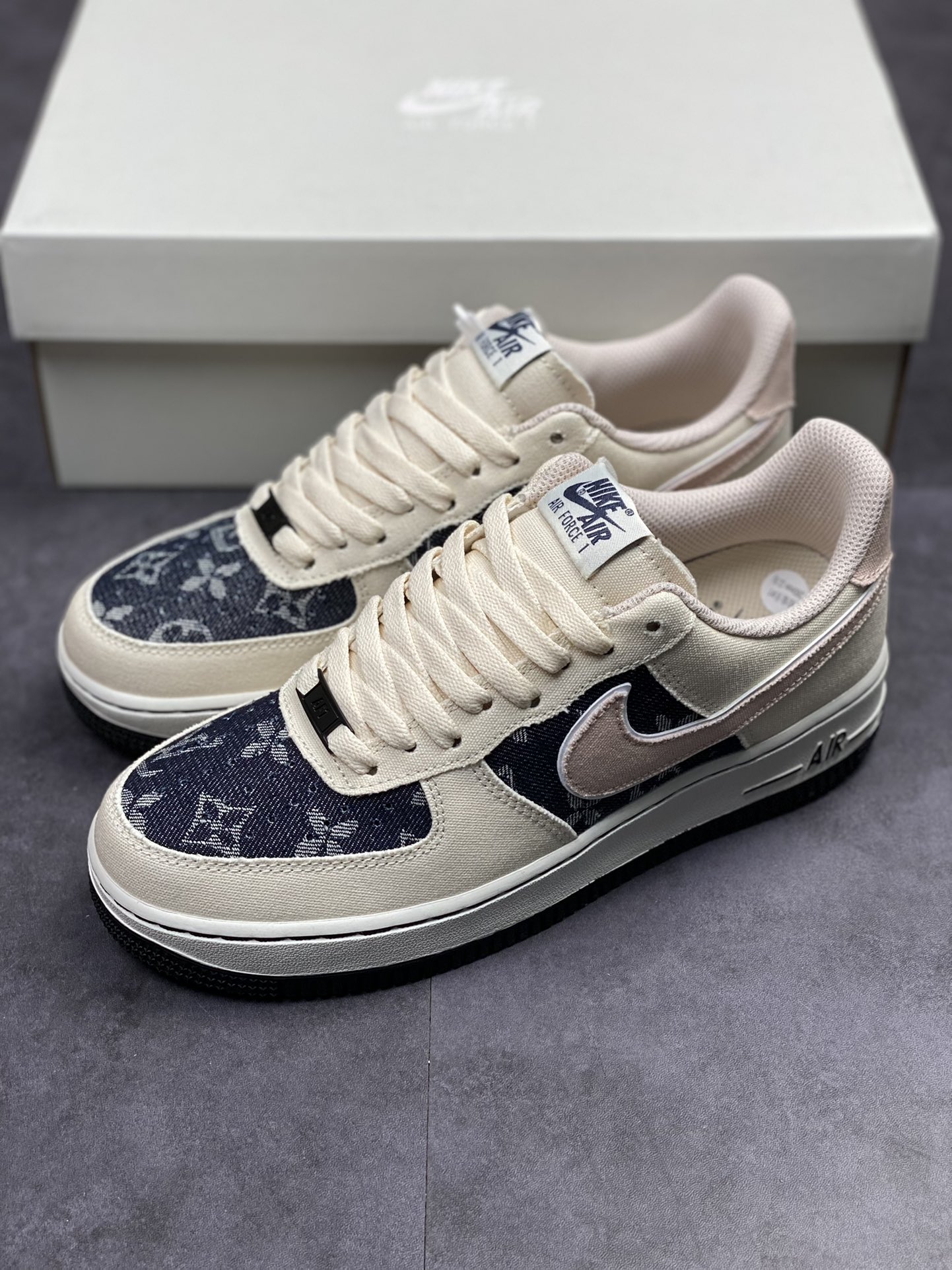 190 Nike Air Force 1 Low 07 LV牛仔印花 315122-667