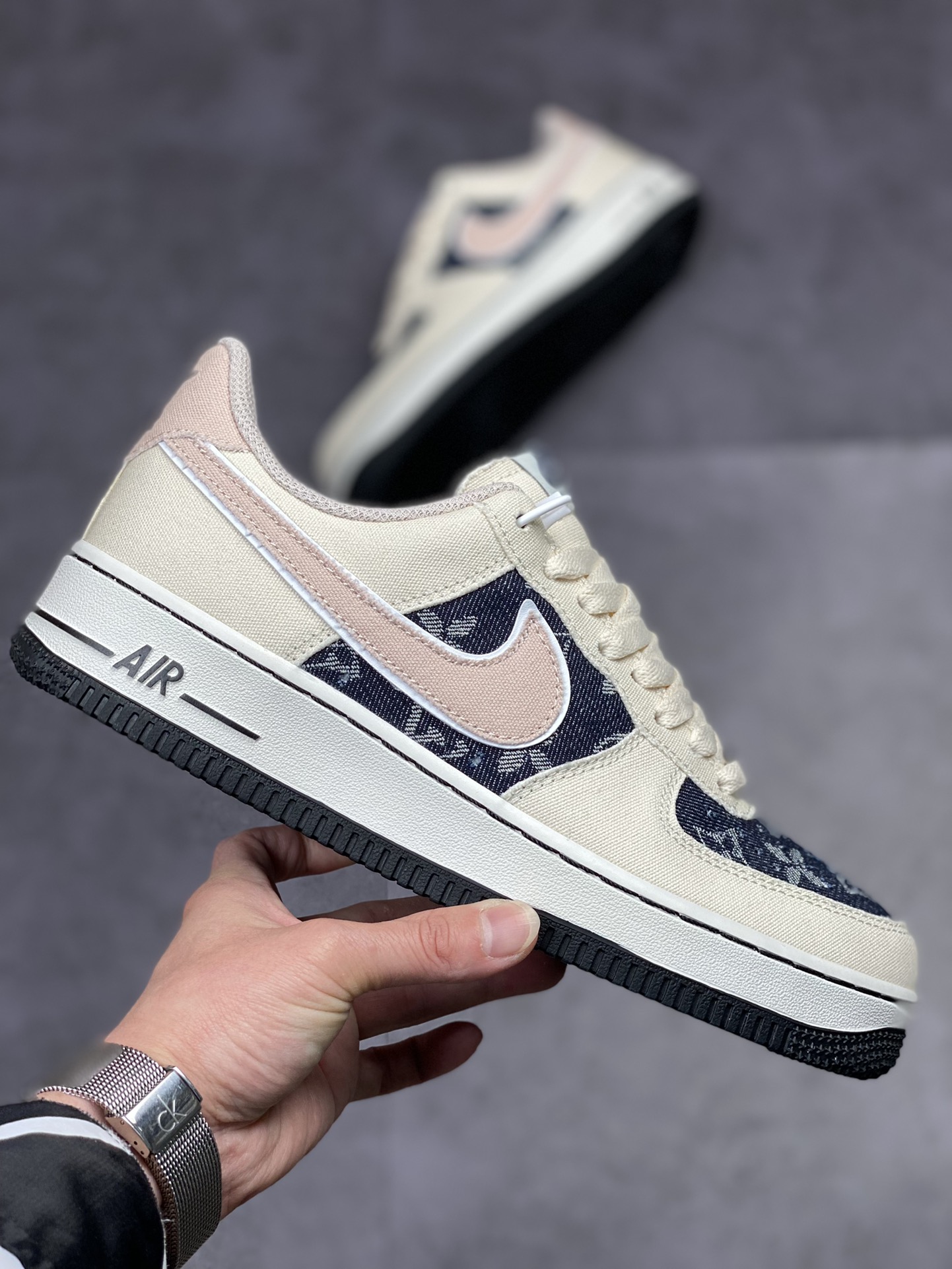 190 Nike Air Force 1 Low 07 LV牛仔印花 315122-667