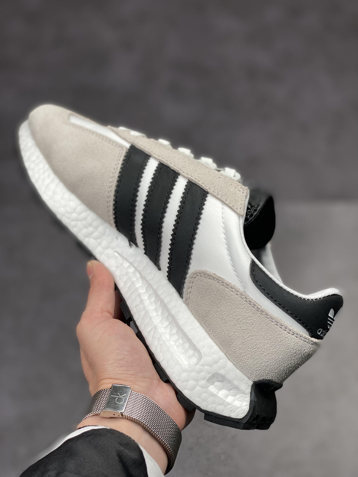 200 adidas Racing E5 Boost Prototype  速度轻盈复古系列 HQ6886