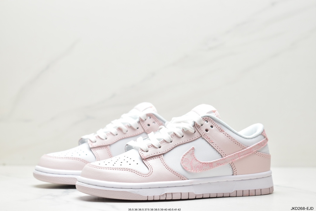 160 NK Dunk Low“Pink Paisley”珍珠粉FD1449-100