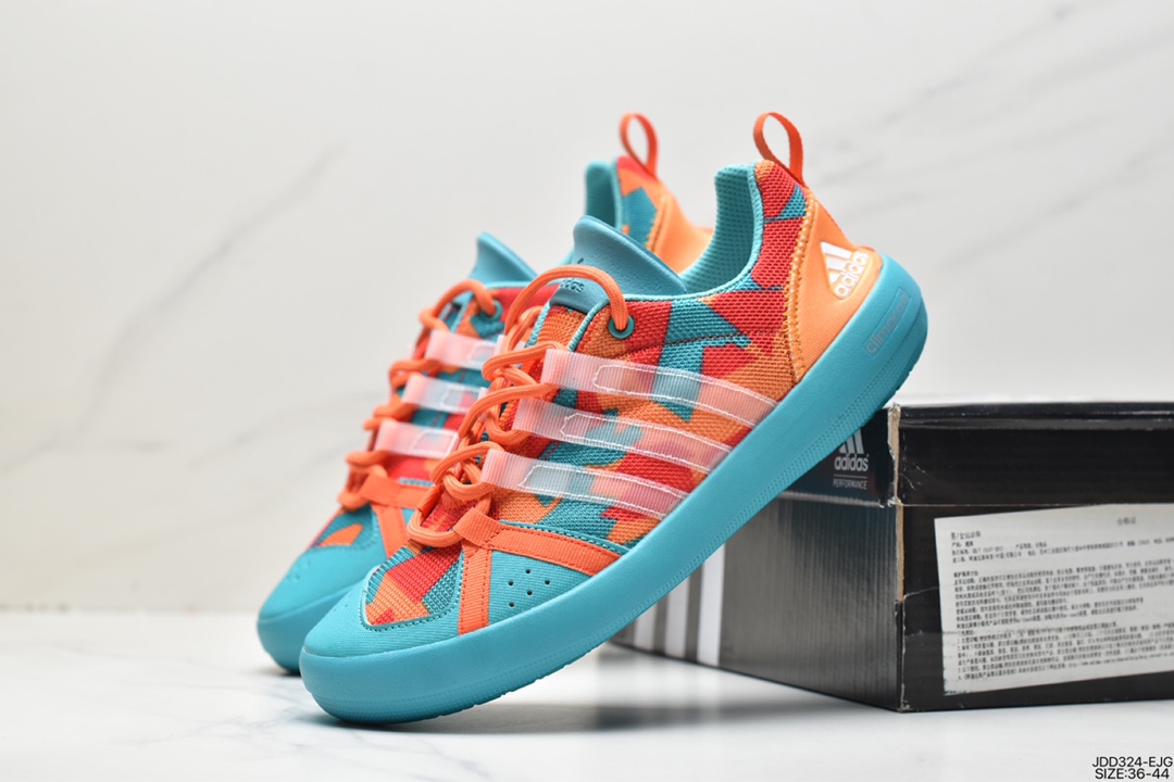 120 阿迪达斯Adidas Climacool Boat Lace Graphic夏季新款 溪鞋